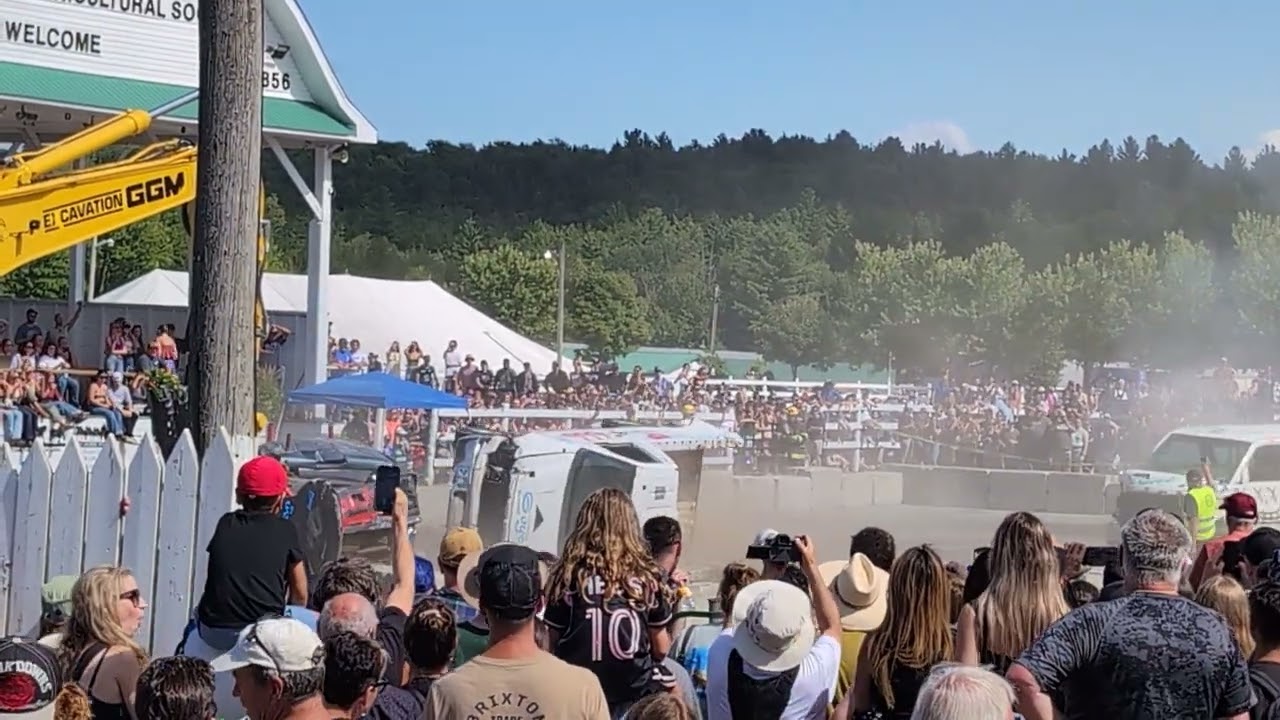 Demolition derby brome fair 2025 truck part 1