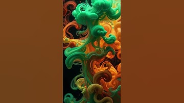 Color Hypnosis | Nature’s Pulse | Abstract Ink Fusion #ink #abstract #relax #relaxingcolors