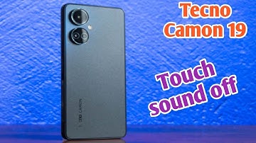 Touch Sound Enable In Tecno Camon 19, How To Enable Touch Sound In Tecno Camon 19,