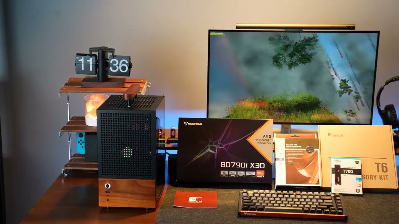 MINISFORUM BD790i X3D】マザーボードでゲーミングPCを組み立てます