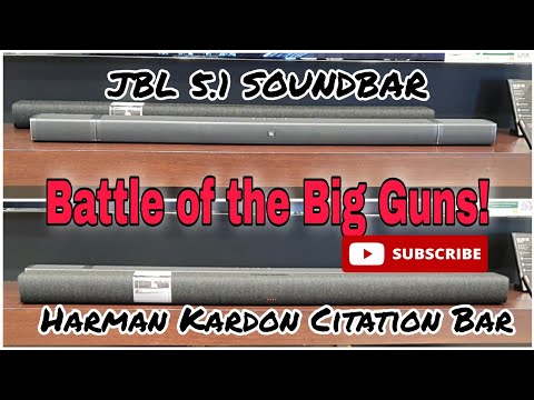 Sound test JBL 5.1 Soundbar vs Harman Kardon Citation bar