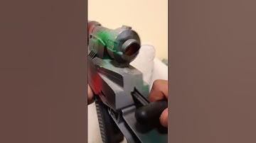 The nerf alphastrike wolf,does the paint job look like a wolf🤔 #asmr #shorts #nerf #toys #youtube