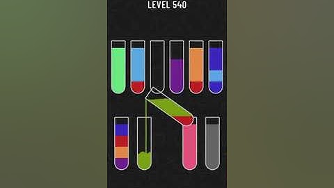 Water Sort Puzzle   level 540 !!! Mobile Cell Phone Game Walkthrough Android / Apple