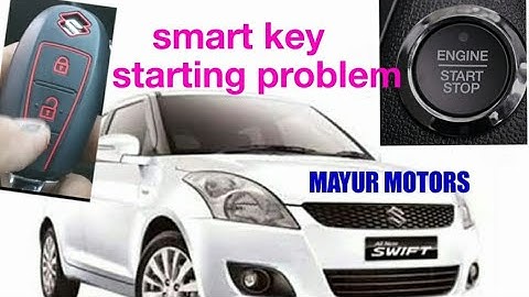 smart key starting problem#push start problem#push start car remote not working#key battery change