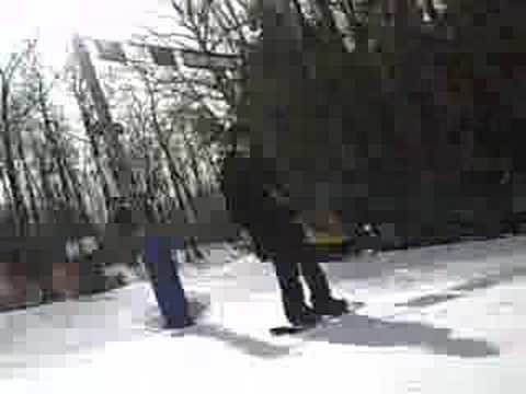 How not to snowboard