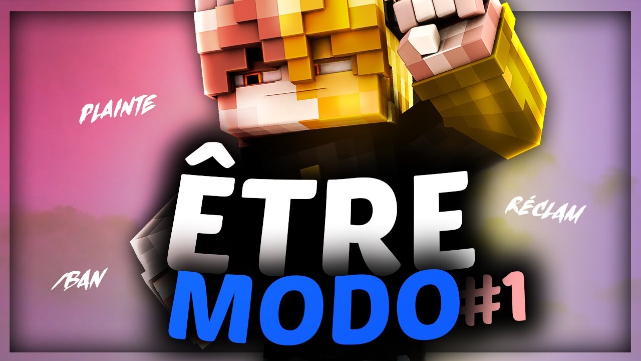 ÊTRE MODÉRATEUR SUR MINECRAFT (V'LÀ LE MODO #1) - YouTube