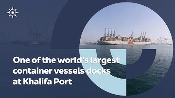 M/V OOCL Spain welcomed at CSP Abu Dhabi Terminal at Khalifa Port