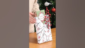 How to wrap a book 📚 #christmas #wrappingpresents #giftwrapping #wrapping #books #giftideas