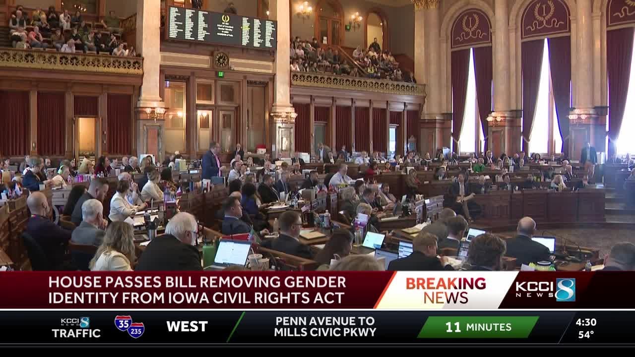Iowa House, Senate pass bill removing gender identity protections from ...