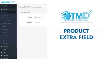 Additional Product Info Fields