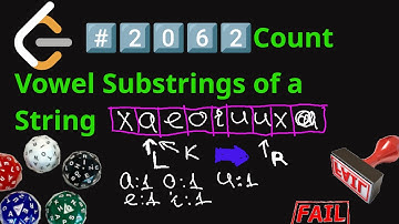 🄵🄰🄸🄻 Leetcode 2062 Count Vowel Substrings of a String 🏎️ IN ⚡️⚡️⚡️ L I N E A R T I M E 💨