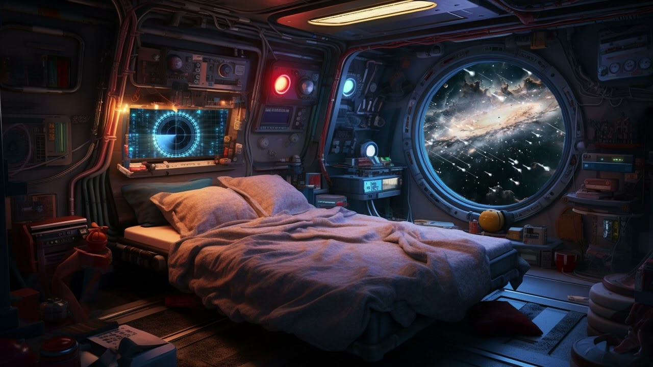 Interstellar Escape into the Harmony of Cosmic Sounds for Relaxation and Peaceful Sleep