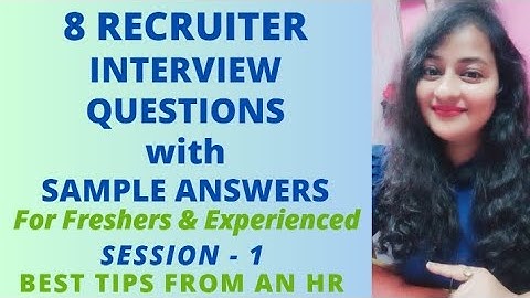 HR Recruiter Interview Questions and Answers #hrrecruiter #hrinterview #hr #readytogetupdate