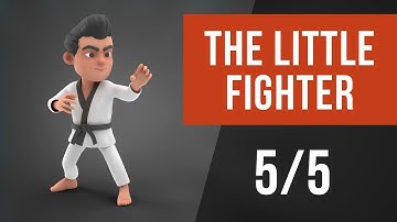 Timelapse in Blender 2.79: The Little Fighter 5/5 - Rigging and Animation
