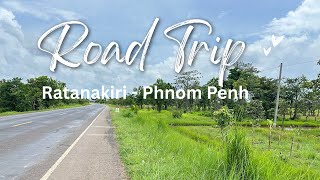 Road Trip from Ratanakiri to Phnom Penh Cambodia.