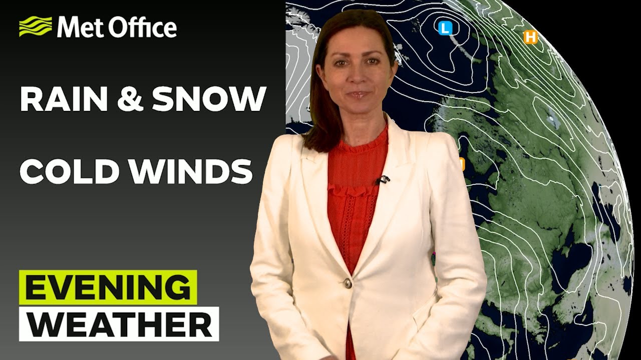 03.02.2026 - Дождливая и зимняя погода - Вечерний прогноз погоды в Великобритании – Метеорологиче...