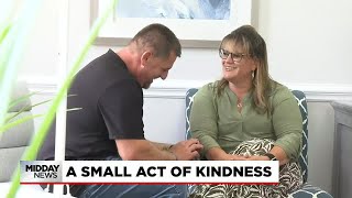 Upstate man credits act of kindness with saving his life