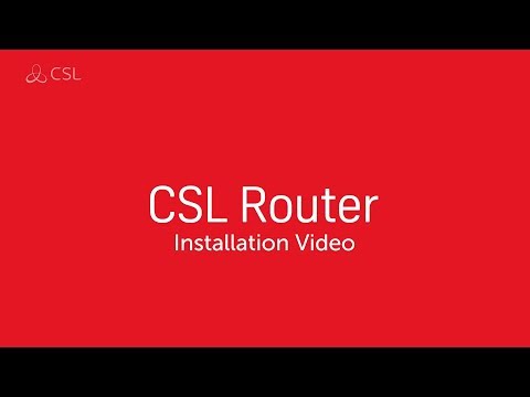 CSL Router Installation Video