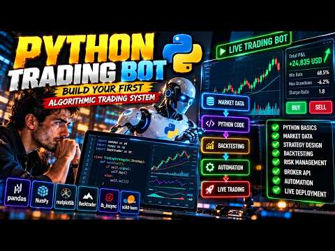 Python Trading Bot: Build Your First Algorithmic Trading System From Scratch (BOOK 2)