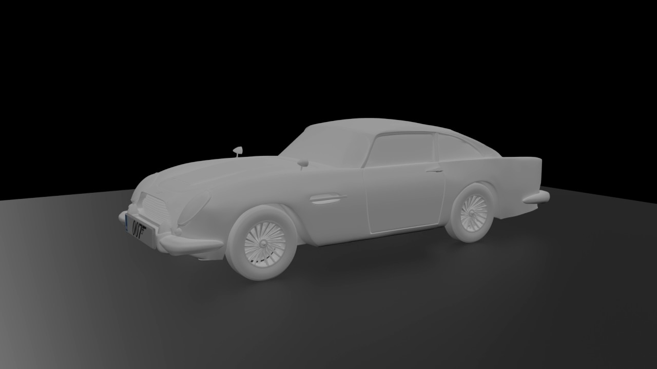 3D Aston Martin DB5 - YouTube