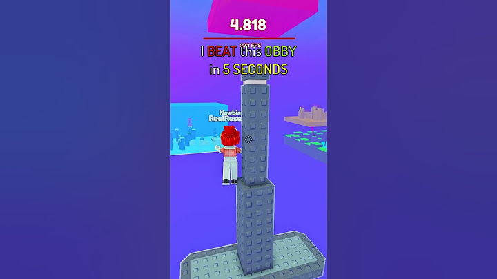 I BEAT this Roblox OBBY in 5 seconds... 😱😨