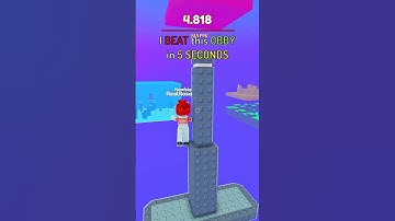 Thumbnail of I BEAT this Roblox OBBY in 5 seconds... 😱😨