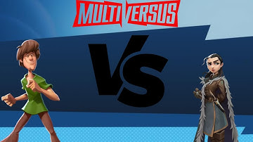 Shaggy VS Arya Stark - Multiversus Gameplay