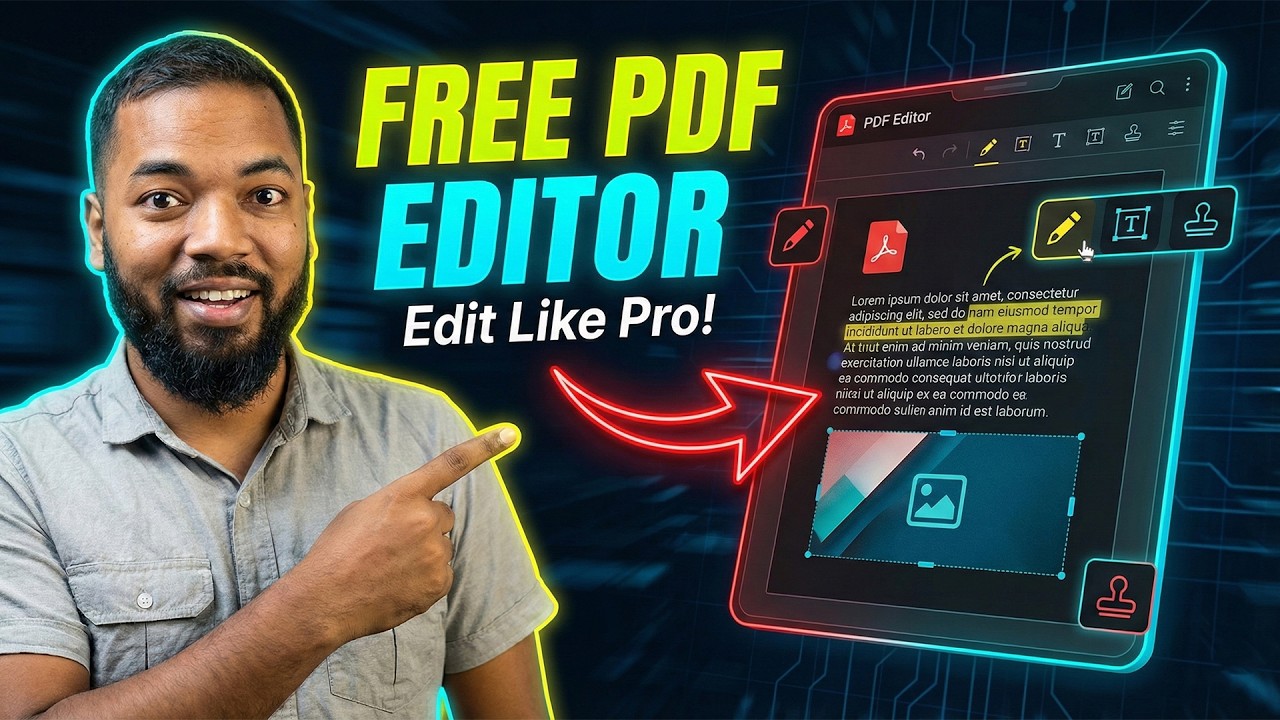 আমার দেখা সেরা ফ্রি পিডিএফ এডিটর - Best free PDF editor | JOPDF editor tutorial bangla
