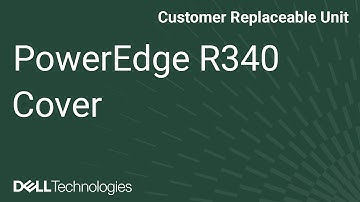 Dell PowerEdge R340: Remove/Install Top Cover