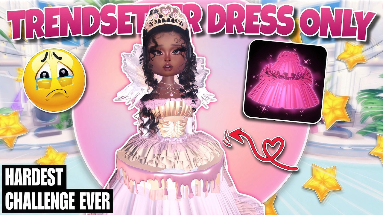 ONLY Using The *TRENDSETTER* Dress In Dress To Impress!! (Roblox)