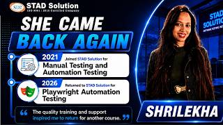 Why Shrilekha Soni Chose Playwright After Manual Testing | STAD Solution