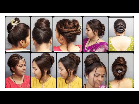 रियल हेयर पर My favourite hairstyle Juda For party and wedding