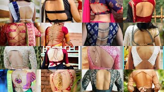 Too Weird Deep Neck Saree Blouse Design Backless Saree Blouse Pattern
