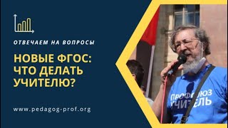 О новых ФГОС. Права учителя. Консультация Всеволода Луховицкого