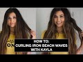 BEACH WAVES WITH KAYLA USING BIOIONIC CURLING IRON