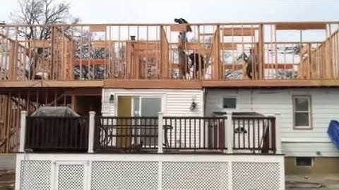 Add a Levels In New Jersey By Pangione Developers Inc Rear Add a Level Framing