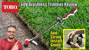 Toro Flex-Force 60V String Trimmer Review + How to Change the Line