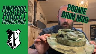 Modify the brim of your Boonie Hat