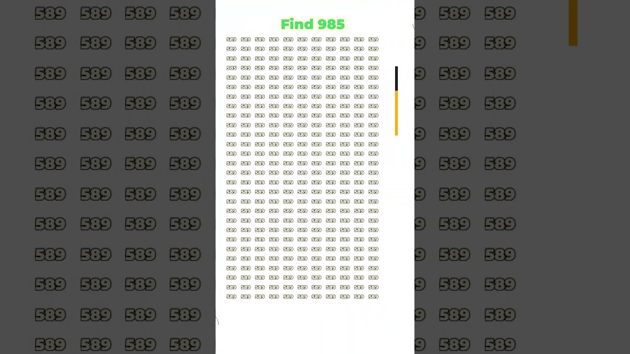 Can you find 985? 
