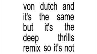 Charli xcx - Von Dutch (Deep Thrills Remix)