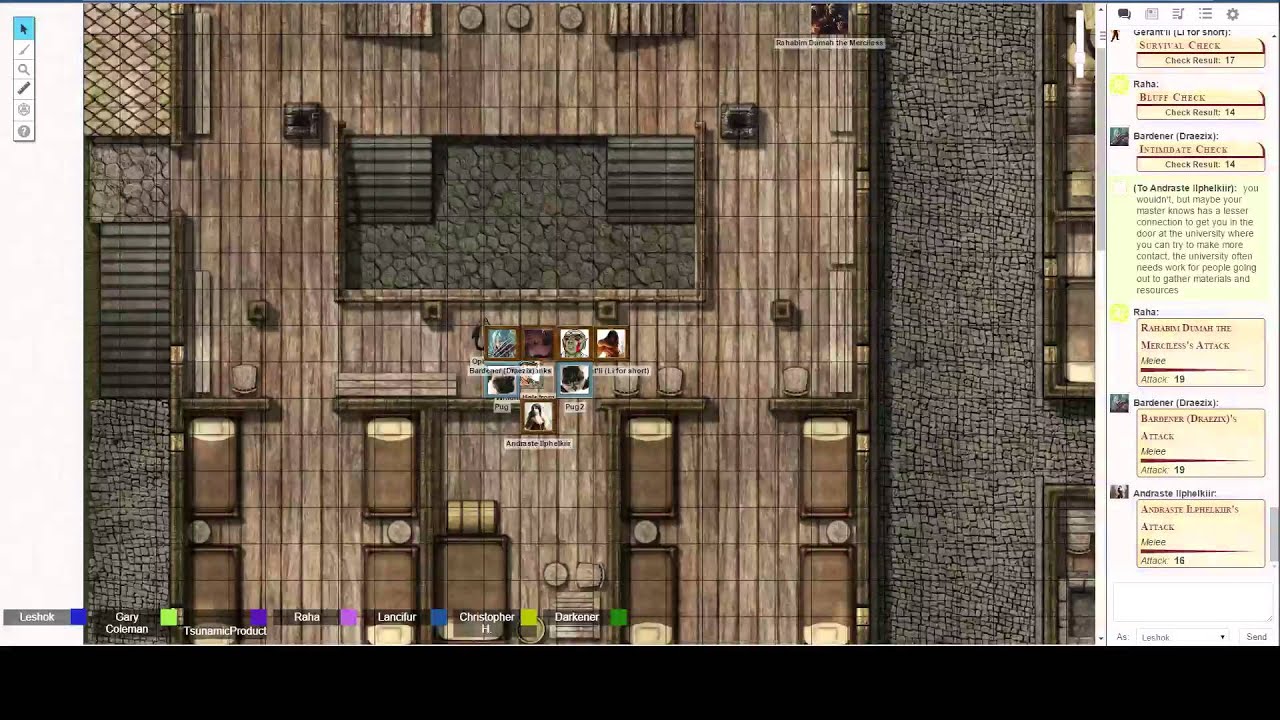 Tforce RPG Wednesday Group Game 2: Cargen's near death experience