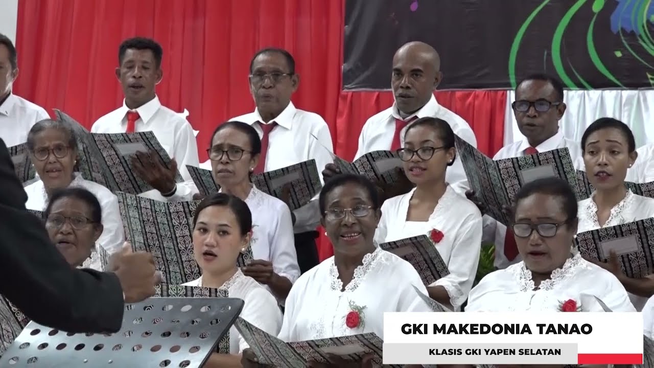 HYMNE DAN MARS GKI DI TANAH PAPUA JEMAAT MAKEDONIA TANAO