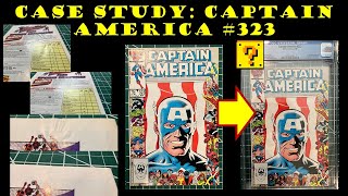 Case Study: Cleaning, whitening, rebuffing, and pressing Captain America 323 comic book - CGC grade!