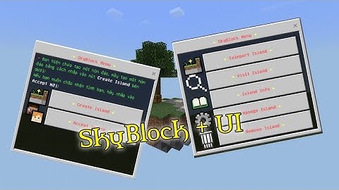 Plugin SkyBlock(UI) | API Pocketmine 3.0.0