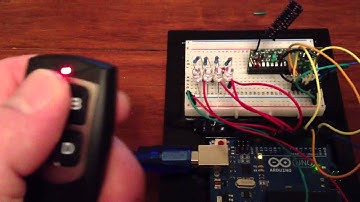 Arduino UNO. Adafruit wireless RF pairs.