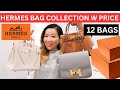 My hermes bag collection w price  hermes bag collection  hermes birkin kelly constance etc