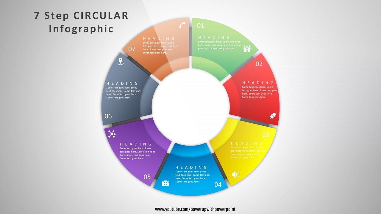 4.Create 7 Step CIRCULAR Infographic/PowerPoint ...