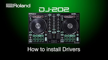 Roland DJ-202 - How to install Drivers