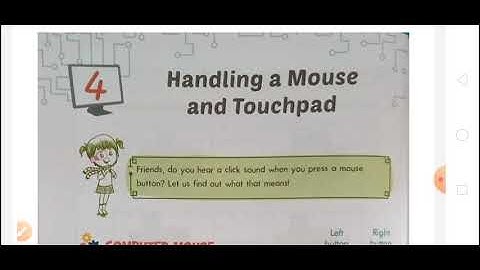 Handling a Mouse and Touchpad