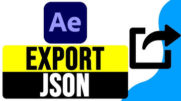 How to EXPORT JSON in After Effects 2025 | Saving Animation Data as JSON